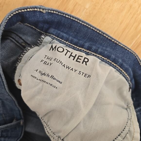Mother Denim The Runaway Step Fray A Night in Havana Flare Jeans Women’s Size 32 - Picture 5 of 11